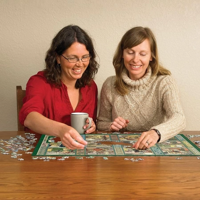 Puzzle COBBLE HILL Jardiniere: Ogrodowy kalendarz 1000 elementów