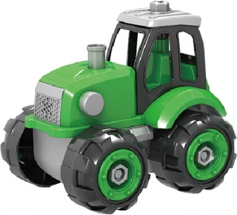 Realistyczny zielony traktor