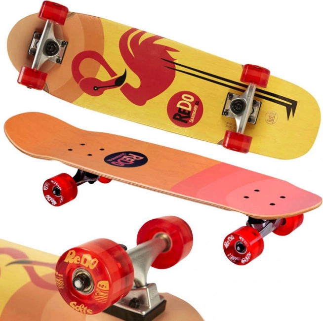 Drewniana deska skateboardowa ReDo Flamingo