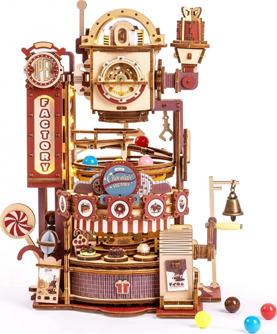 RoboTime 3D układanka kulkowa fabryka czekolady