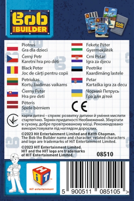 TREFL Czarny Piotruś Bob Budowniczy