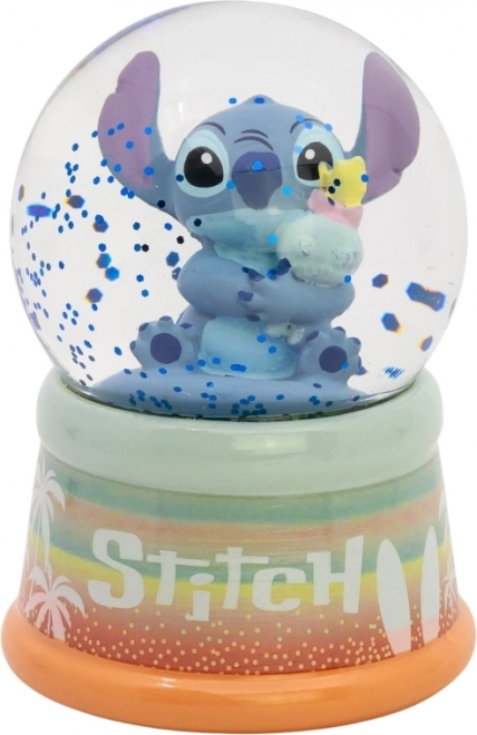 Kula śnieżna z motywem Stitch