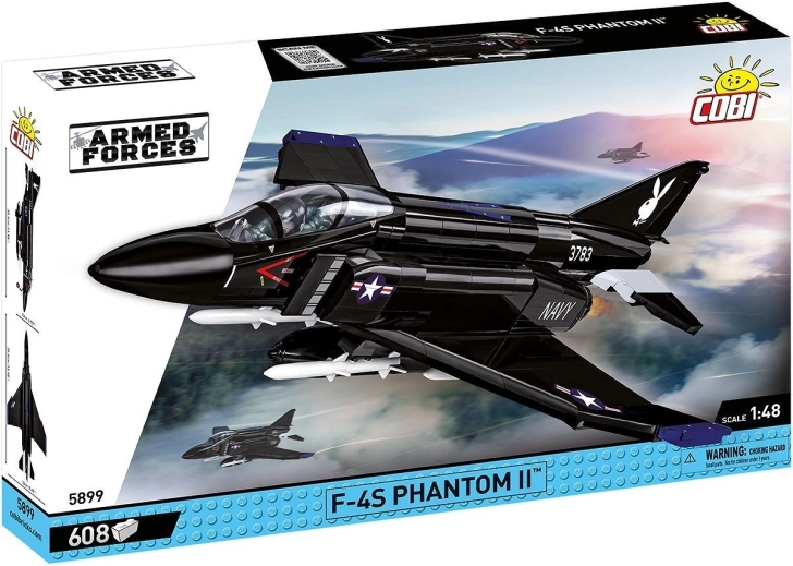 Klocki COBI F-4S Phantom II Black Bunny – 608 elementów