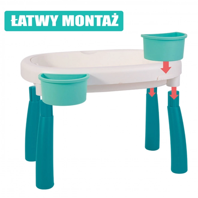 Woopie stół do wody i piasku 2w1, 7 szt.