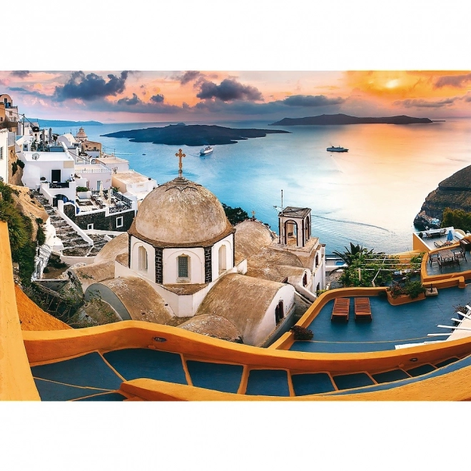 Puzzle 1000 elementów – Bajkowe SANTORINI Trefl
