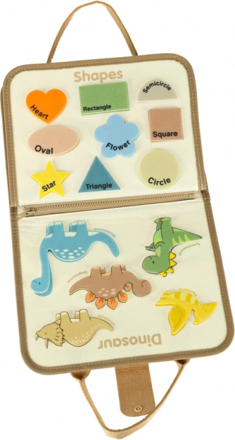 Montessori sensoryczna walizka z dinozaurami