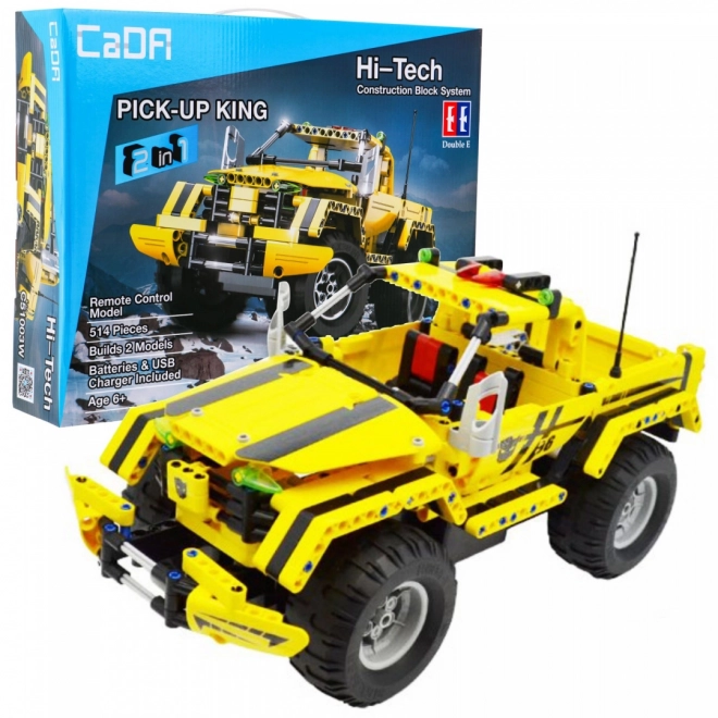 Zestaw konstrukcyjny JEEP WRANGLER zdalnie sterowany, kompatybilny z LEGO, 531 elementów