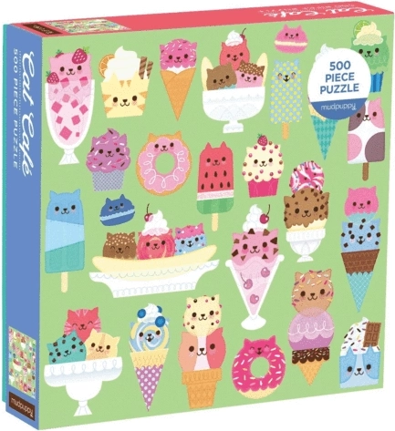 Puzzle MUDPUppy Kocia Cukiernia 500 elementów