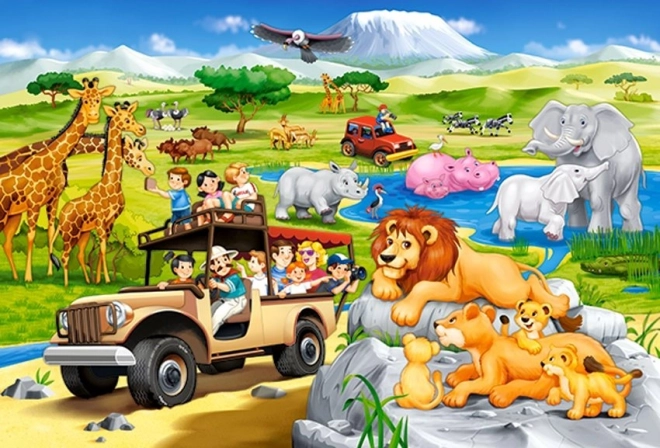Przygody na Safari MAXI puzzle