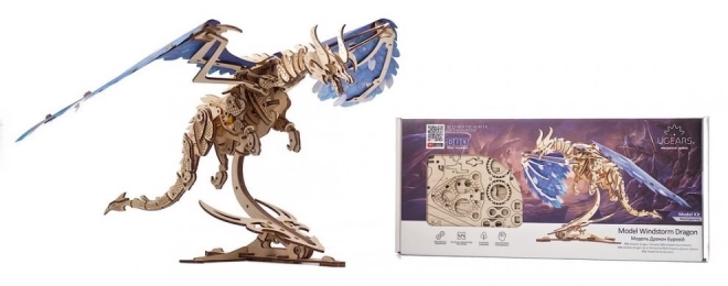 3D puzzle Vichr Smok