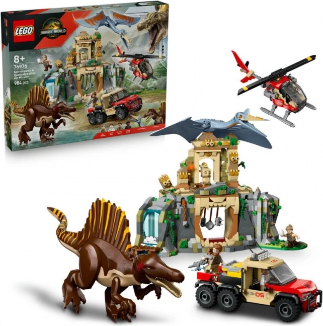 Lego Jurassic World: powietrzna misja z Quetzalcoatlem i Spinosaurusem
