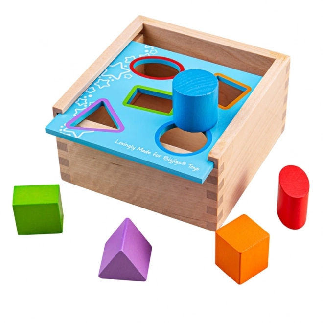 Bigjigs Toys Pudełko do wkładania z kształtami