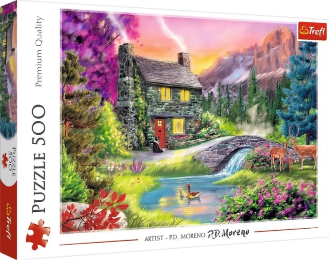 Puzzle 500 elementów - Górska idylla