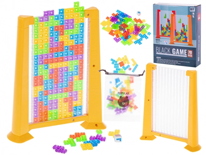 3D pionowy tetris