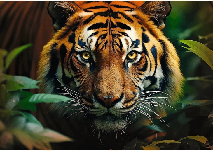 Majestatyczny motyw tygrysa