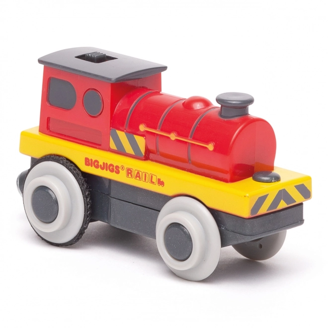 Bigjigs Rail Elektryczna lokomotywa Czerwony siłacz