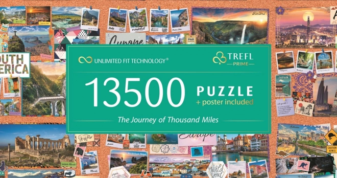 TREFL Puzzle UFT Podróż tysiąca mil 13500 elementów