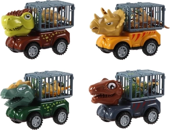 Auto na napęd Dinozaur z figurką
