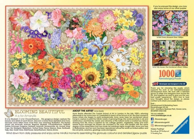Puzzle 1000 elementów Rozkwitłe kwiaty