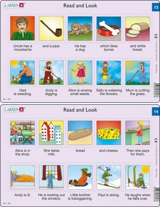 Puzzle angielski – krótki tekst, 10 elementów