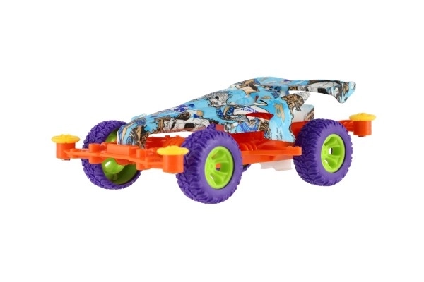 Samochodzik terenowy na mechanizm inercyjny