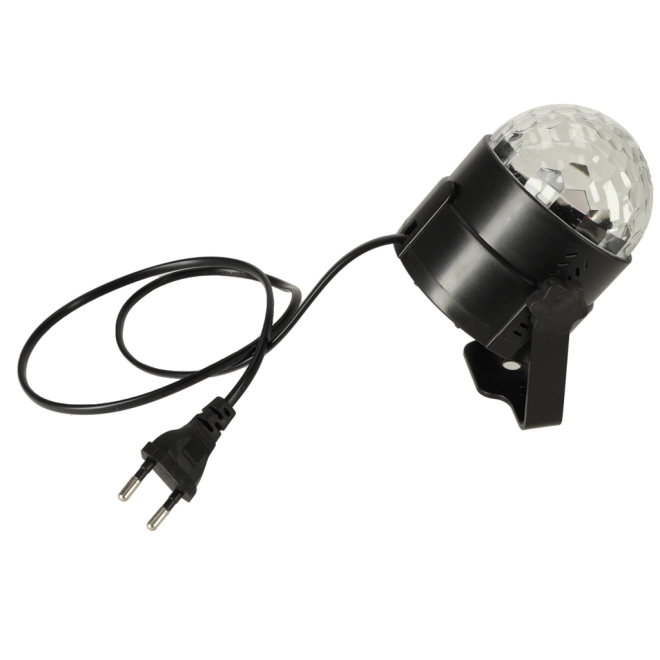 LED RGB kula disco z pilotem zdalnym