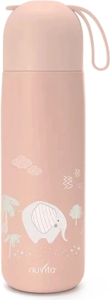Termos z silikonowym uchwytem 400 ml, English Rose