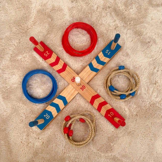 Drewniana gra Ring Cross od Tooky Toy