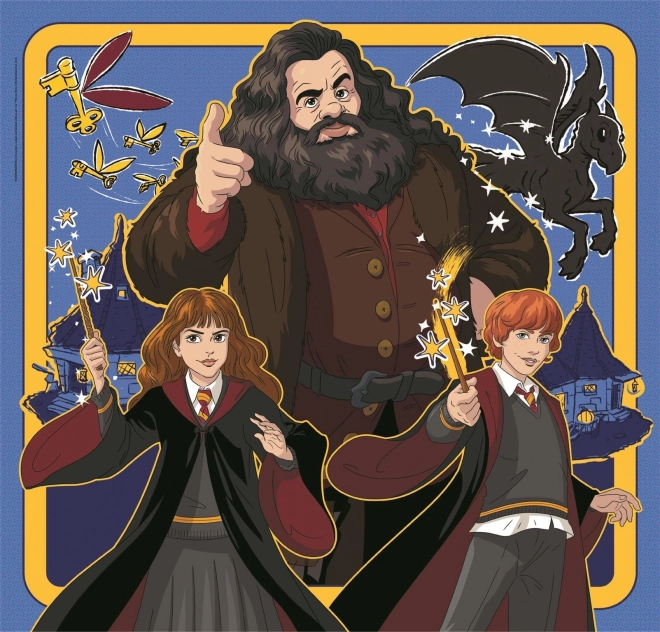 Puzzle Kwadrat: Harry Potter, 3x48 elementów