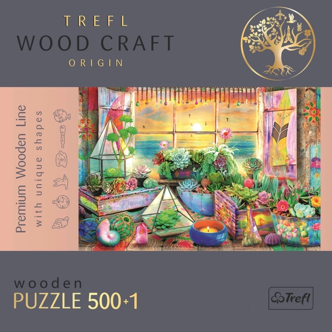 Układanka TREFL Wood Craft Origin Domek na plaży 501 elementów