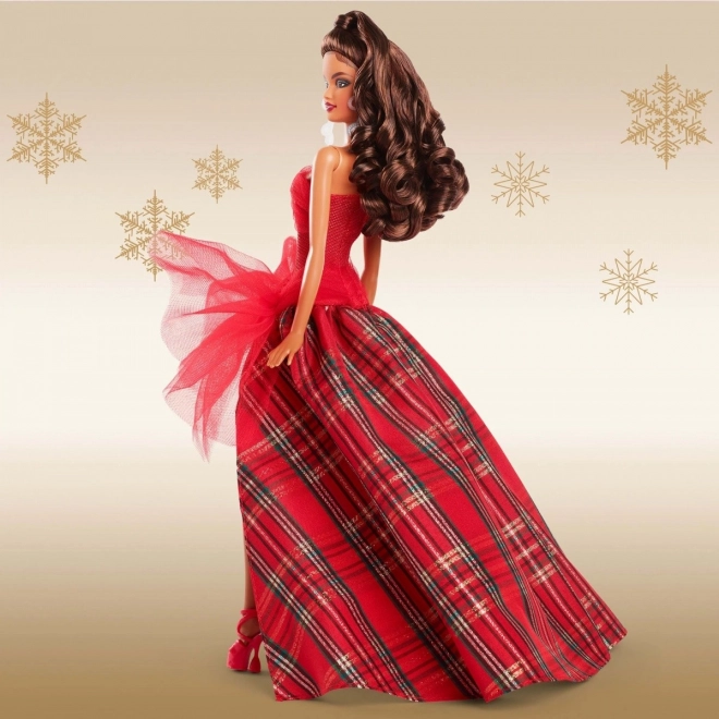 Brunetka Barbie na Święta
