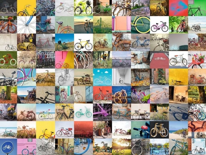 Ravensburger puzzle 99 rowerów 1500 elementów