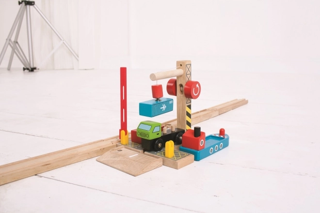 Bigjigs Rail Terminal Kontenerowy