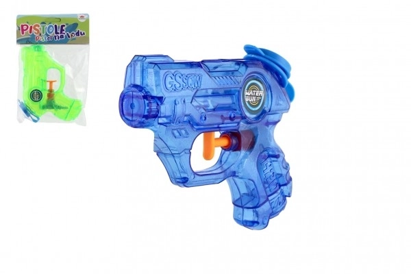 Pistolet na wodę plastikowy 11x10cm 2 kolory w woreczku