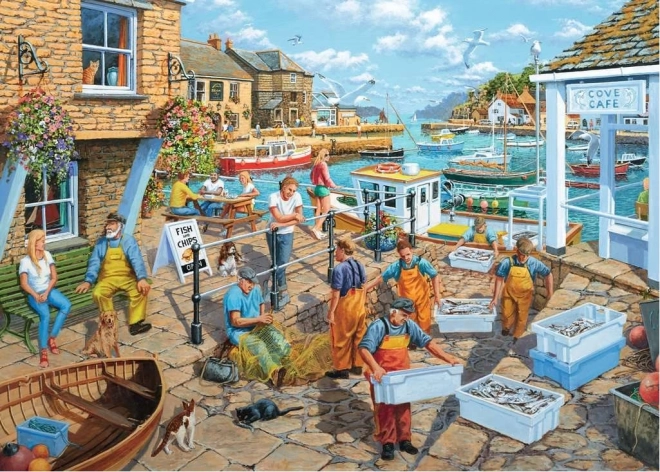 Puzzle Ravensburger życie rybackie 1000 elementów