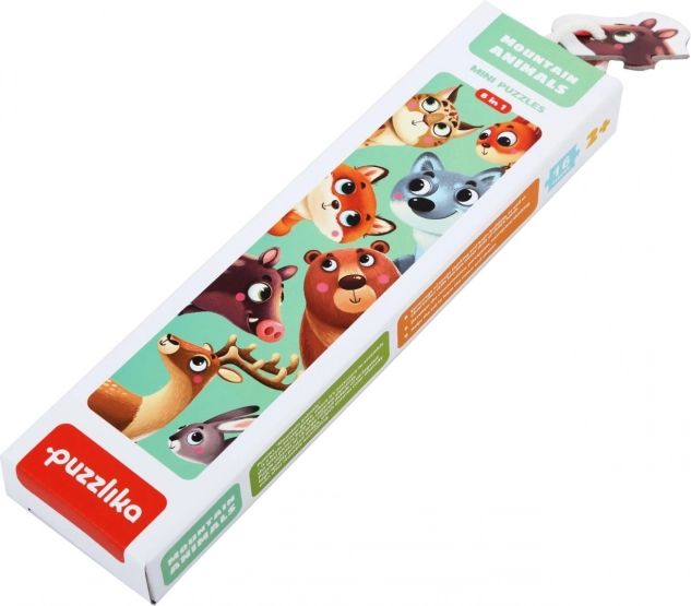 Puzzlika leśne zwierzątka – edukacyjne puzzle dla dzieci, 16 elementów
