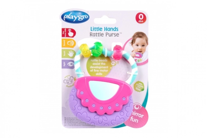 Playgro Moje pierwsza grzechotka torebka