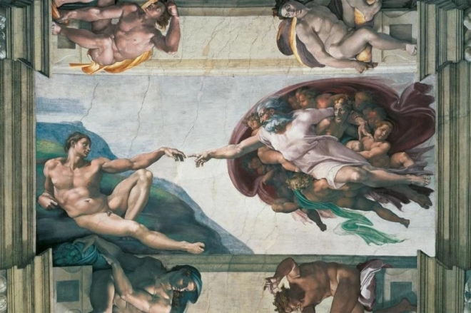 Puzzle Ravensburger Michelangelo: Stworzenie Adama