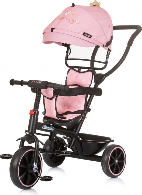 CHIPOLINO Trójkołowiec z daszkiem Pulse 2w1 Princess