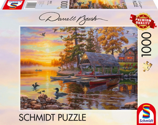 Puzzle Przystań z kajakami 1000 elementów
