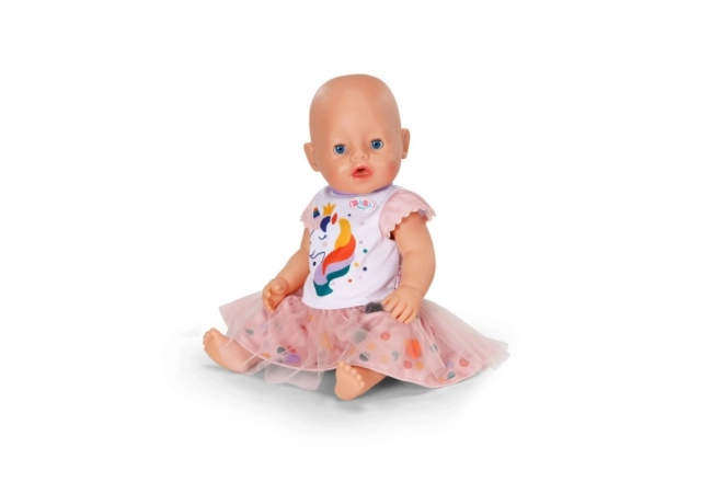Baby Born jednorożcowe tutu sukienki dla lalek