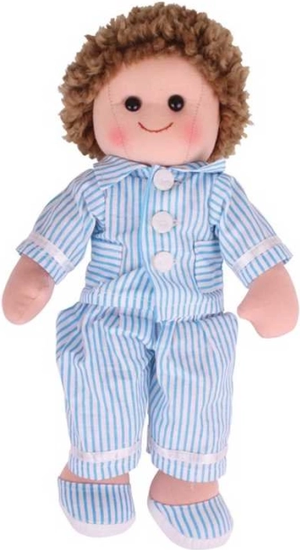 Lalkowa lalka Artur od Bigjigs Toys - 34 cm