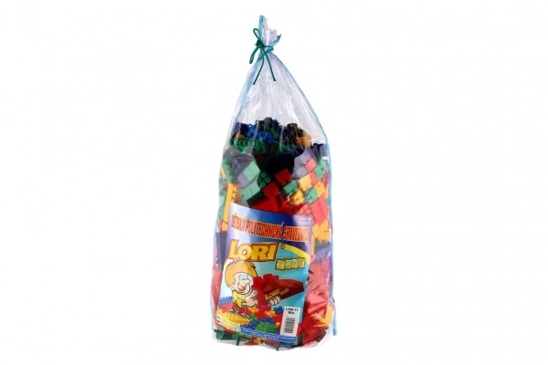 Klocki LORI 500 opakowanie dla przedszkoli plastik 500szt w worku 30x70x20cm