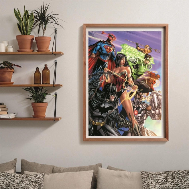 Puzzle 1000 elementów Compact DC Comics Liga Sprawiedliwości (Justice League)