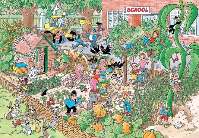 JUMBO Puzzle JvH Junior 18: Szkolny Ogród 360 elementów