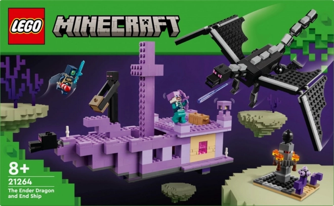 LEGO Minecraft 21264 Smok Endu i statek Endu