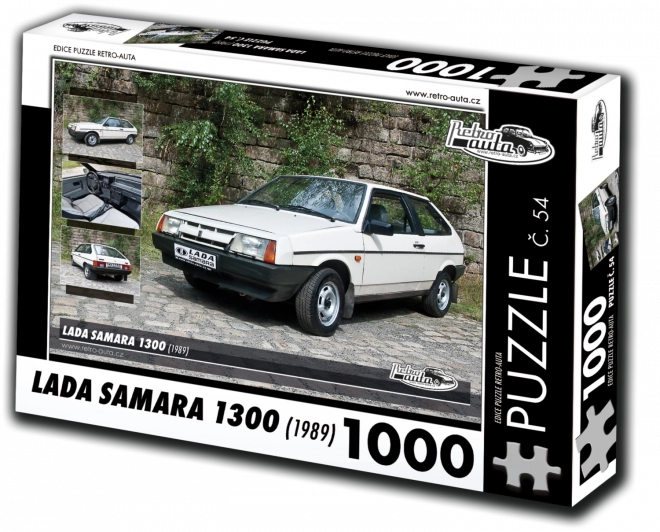 Puzzle RETRO-AUTA: Łada Samara 1300 z 1989 roku - 1000 elementów