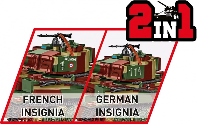 Model czołgu Tygrys I z 870 klocków