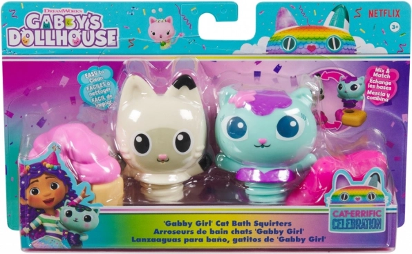 Magiczne kocie figurki do kąpieli Gabby's Dollhouse