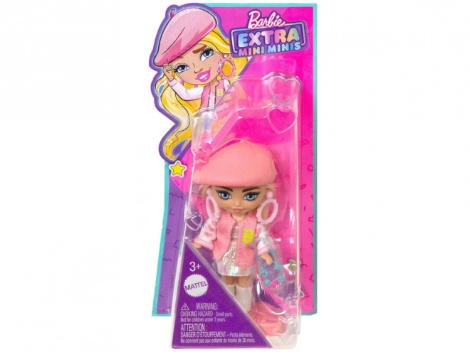 Barbie Extra Mini Minis różowa czapka bejsbolowa